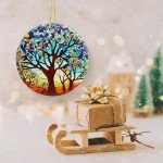 GGEB Tree of Life Ornament,Christmas Ornaments,Tree of Life Christmas Decoration,Holiday Decorations Present Idea,Tree of Life Ornaments for Christmas Tree,Heirloom Keepsake,Tree of Life Gifts Ideas.