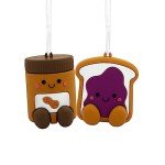 Hallmark Better Together Peanut Butter & Jelly Magnetic Christmas Ornaments, Set of 2