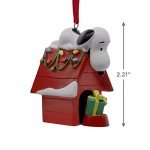 Hallmark Peanuts Snoopy on Holiday Doghouse Christmas Ornament