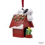 Hallmark Peanuts Snoopy on Holiday Doghouse Christmas Ornament