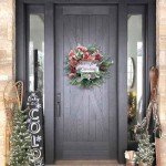 Bibelot 18inch Mesh Chrimas Day Wreath 18inch Artificial Winter Berries Wreaths with Merry Christmas Sign for Indoor/Door Decor, Wreaths for Christmas and Winter Decor