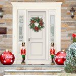 Christmas Wreath, 24" Cardinals Christmas Wreaths for Front Door, Christmas Door Decorations Cardinals Gifts, New Year Christams Gifts