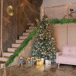 4 Pcs Artificial Norfolk Pine Garlands Christmas, 6 FT Dense Real Touch Winter Pine Garland Ornament, Green Artificial Greenery Garland for Table, Mantle, Wall, Indoor, Outdoor Christmas Decorations