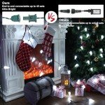Brizled White Christmas Lights White, 33ft 50 LED C9 Christmas Lights String, Connectable Outdoor Xmas Lights, 120V UL Certified Tree Lights for Indoor Outdoor Christmas, Garden, Holiday, Yard, Party