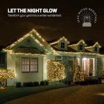 SEWANTA Christmas String Lights [100 Set] 25 Ft Warm White Christmas String Lights, for Xmas Tree, Garland, Holiday, Party Décor –Mini Christmas Lights for Tree Weather-Resistant