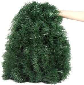 Garland for Christmas Decorations - Non-Lit Soft Green Holiday Decor for Outdoor or Indoor Use - Premium Quality Garland