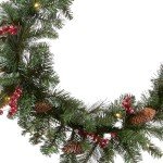Pre-Lit Crestwood Spruce Christmas Garland with Lights