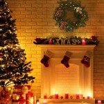 Roveinsia 9 Feet Christmas Garland 260 Branches Xmas Artificial Decorations for Doors Stairs Fireplace
