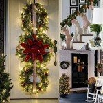 Hopolon 2-Pack 13ft 50-Count Warm White & Clear Green Christmas Lights - Connectable 120V UL Incandescent Mini Lights for Weddings, Bedrooms, Porches