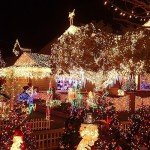 TW SHINE Christmas Lights, 200 LED 66FT Outdoor Christmas Lights Plug in with 8 Modes, Waterproof Christmas Lights Outdoor, Indoor Xmas Decorations for Party Yard House Decor, Warm White