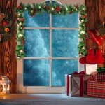 9 FT LED Christmas Garland with Pinecones & Berries