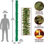 Pre-Lit Norwood Fir Christmas Garland with Lights