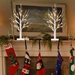 Lighted Birch Tree Set for Christmas Decor