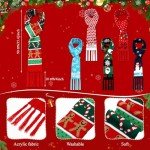 6 Pack Christmas Tassel Scarves for Everyone