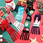 6 Pack Christmas Tassel Scarves for Everyone