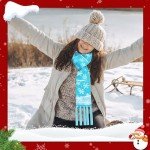 6 Pack Christmas Tassel Scarves for Everyone