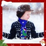 6 Pcs Festive Tassel Christmas Scarves for Everyone