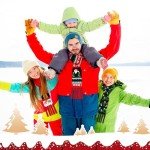 6 Pcs Festive Tassel Christmas Scarves for Everyone