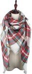 VIVIAN & VINCENT Women's Tartan Plaid Holiday Scarf