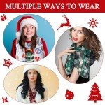 8 Pcs Soft Christmas Scarves for Women
