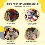 Bright Red-Green Tartan Plaid Cashmere Feel Scarf