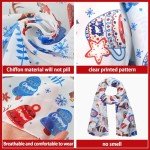 8 Pcs Soft Christmas Scarves for Women