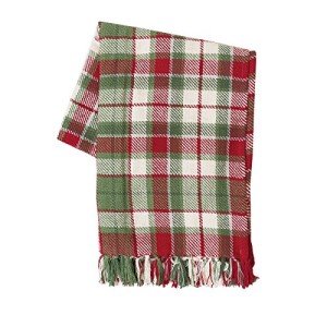 Owen Plaid Holiday Throw Blanket - Soft & Cozy