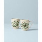Lenox Holly Mug Set - 2 Pieces