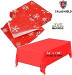 Christmas Disposable Dinnerware Set for 20 Guests