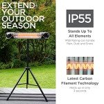 Briza 1500W Portable Indoor/Outdoor Infrared Heater