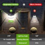 Aootek Solar Motion Sensor Lights - 4 Pack