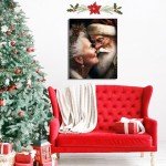 Mr. and Mrs. Santa Claus Canvas Wall Art