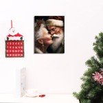 Mr. and Mrs. Santa Claus Canvas Wall Art