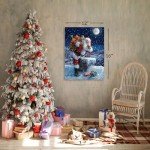 Santa Claus Canvas Wall Art for Holiday Cheer