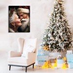Mr. and Mrs. Santa Claus Canvas Wall Art