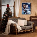 Santa Claus Canvas Wall Art for Holiday Cheer