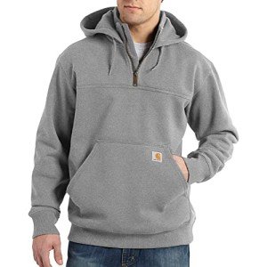 Carhartt Men's Heavyweight Quarter-Zip Sweatshirt - Gray