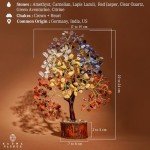 Chakra Crystal Tree for Positive Energy Decor