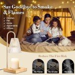 Cozy Candle Warmer Lamp with Timer and Bulbs