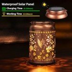 Hummingbird Solar Lanterns for Outdoor Holiday Decor