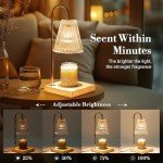 Cozy Candle Warmer Lamp with Timer and Bulbs