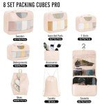 Veken 8-Piece Travel Packing Cubes Set