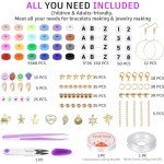 Colorful Clay Beads Bracelet Kit for Kids