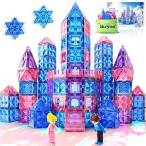 Magnetic Diamond Building Blocks - Frozen Princess Set