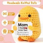 Funny Crochet Duck Gift for Mom & Step Mom