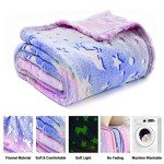 Glow-in-the-Dark Unicorn Blanket for Kids 40"x60
