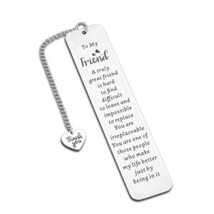 Bookmark Gifts for Best Friend Friendship Gift for Women Christmas Stocking Stuffers Friends Sentimental Gifts for Friend Best Friend Birthday Graduation Gifts for Women Female Friend Gift Ideas