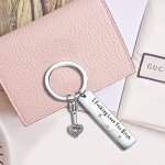 Teniinet Best Friend Keychain for Women,Stainless Steel Key Chain Engrave I Fucking Love You Bitch Birthday Christmas Friendship Gift for Bestie Best Friends Female Bff