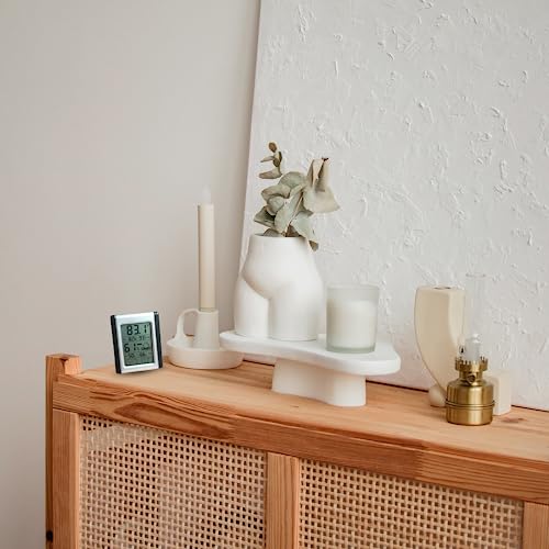 Digital Thermometer & Hygrometer with Touchscreen Display