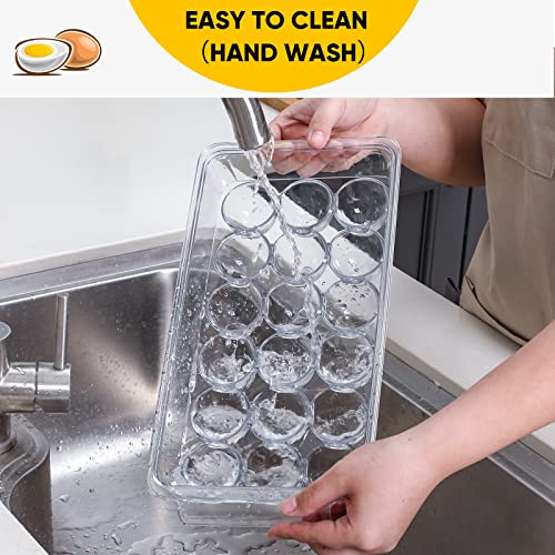 Stackable Egg Holder for Refrigerator - 2 Pack